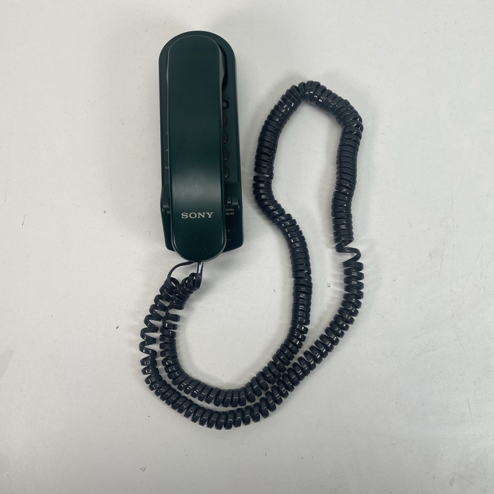 SONY IT-B5 Series Slim Push‎ Button Telephone Vintage Retro Corded Wall / Desk